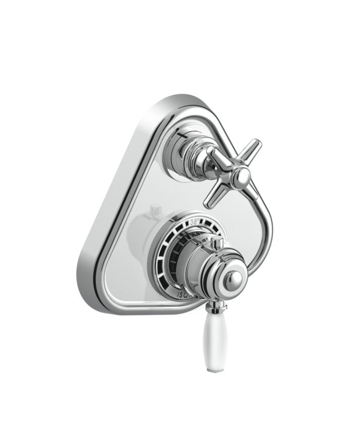 Mitigeur thermostatique triangle 2 sorties - Italica Stella