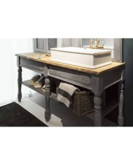 meuble salle de bain cottage bleu provence | Bleu Provence