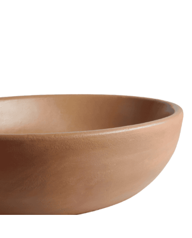 évier terracotta Bleu Provence | Terre cuite ovale