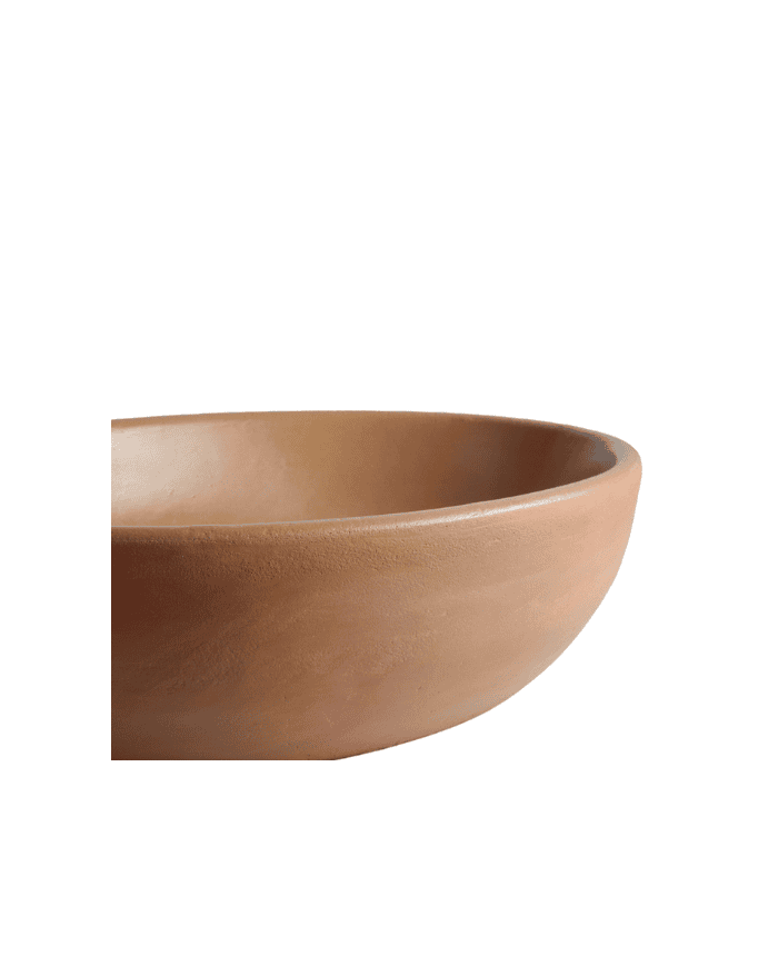évier terracotta Bleu Provence | Terre cuite ovale