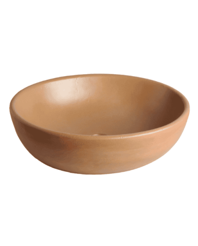 évier terracotta Bleu Provence | Terre cuite ovale