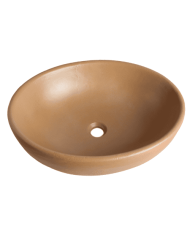 évier terracotta Bleu Provence | Terre cuite ovale