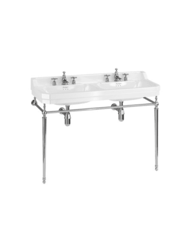 vasque double burlington 120cm | 3 finitions pieds