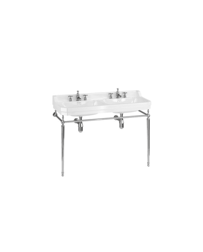 vasque double burlington 120cm | 3 finitions pieds