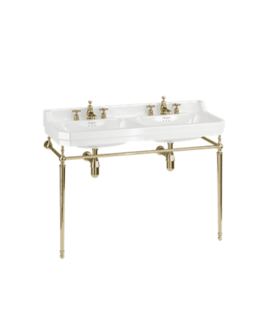 vasque double burlington 120cm | 3 finitions pieds