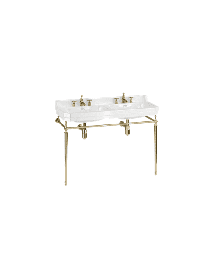 vasque double burlington 120cm | 3 finitions pieds