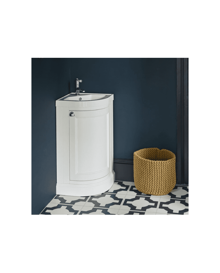 meuble angle burlington | 5 couleurs & vasque incluse