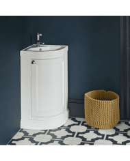meuble angle burlington | 5 couleurs & vasque incluse