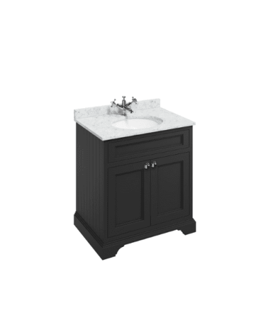 Meuble salle de bain Burlington | Design rétro 75 cm
