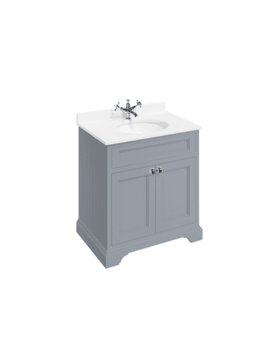 Meuble salle de bain Burlington | Design rétro 75 cm