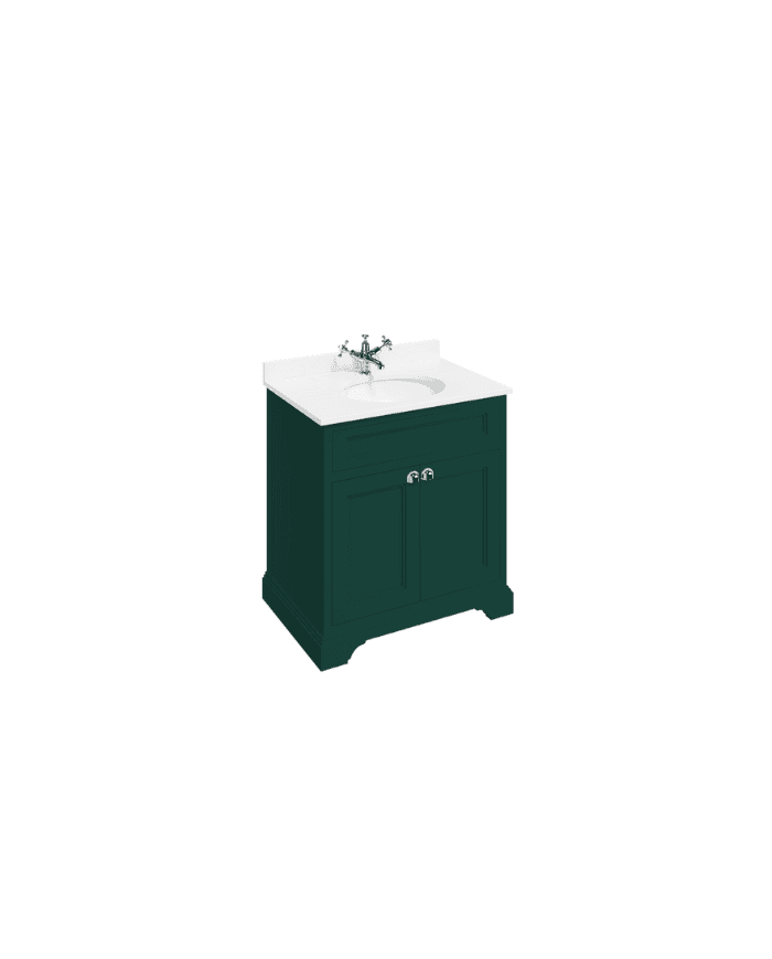 Meuble salle de bain Burlington | Design rétro 75 cm