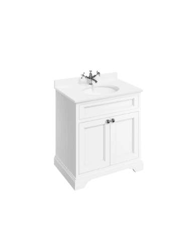 Meuble salle de bain Burlington | Design rétro 75 cm
