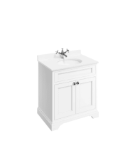 Meuble salle de bain Burlington | Design rétro 75 cm
