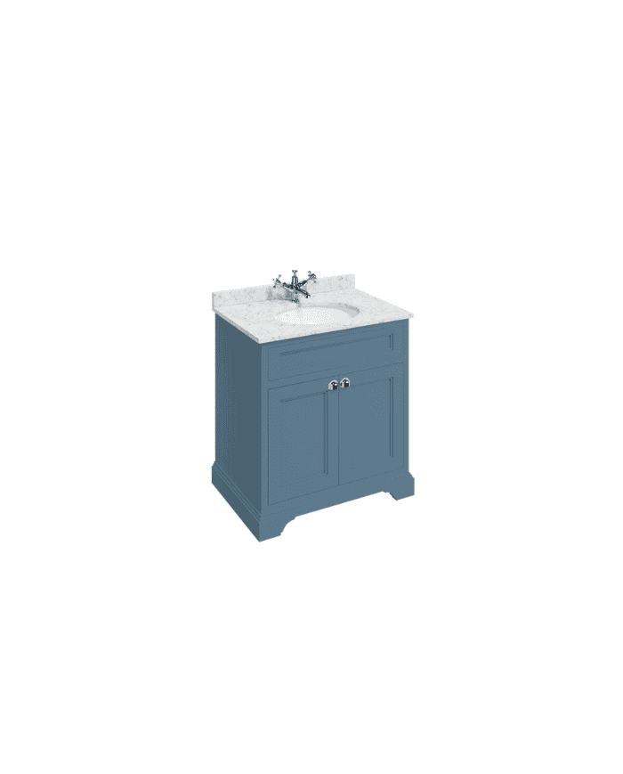Meuble salle de bain Burlington | Design rétro 75 cm