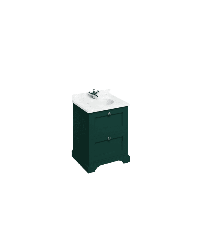 Meuble salle de bain Burlington | Meuble vasque rétro 650