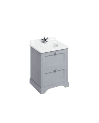 Meuble salle de bain Burlington | Meuble vasque rétro 650