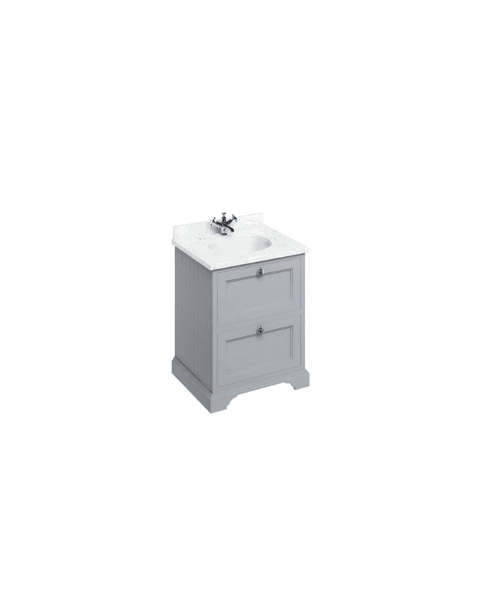Meuble salle de bain Burlington | Meuble vasque rétro 650