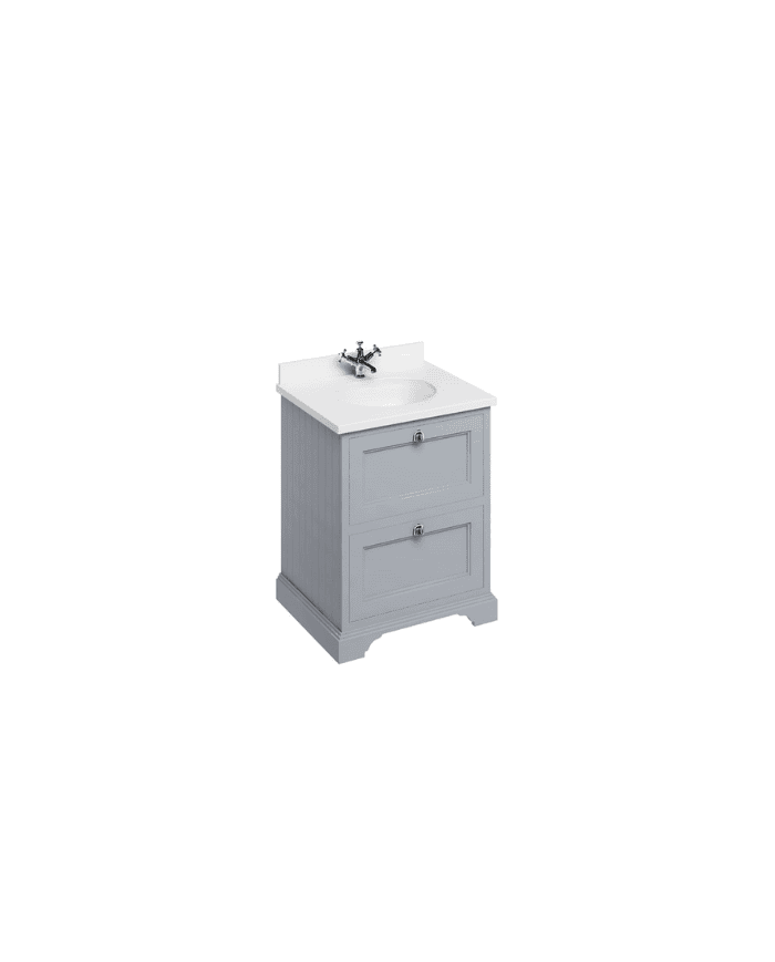 Meuble salle de bain Burlington | Meuble vasque rétro 650
