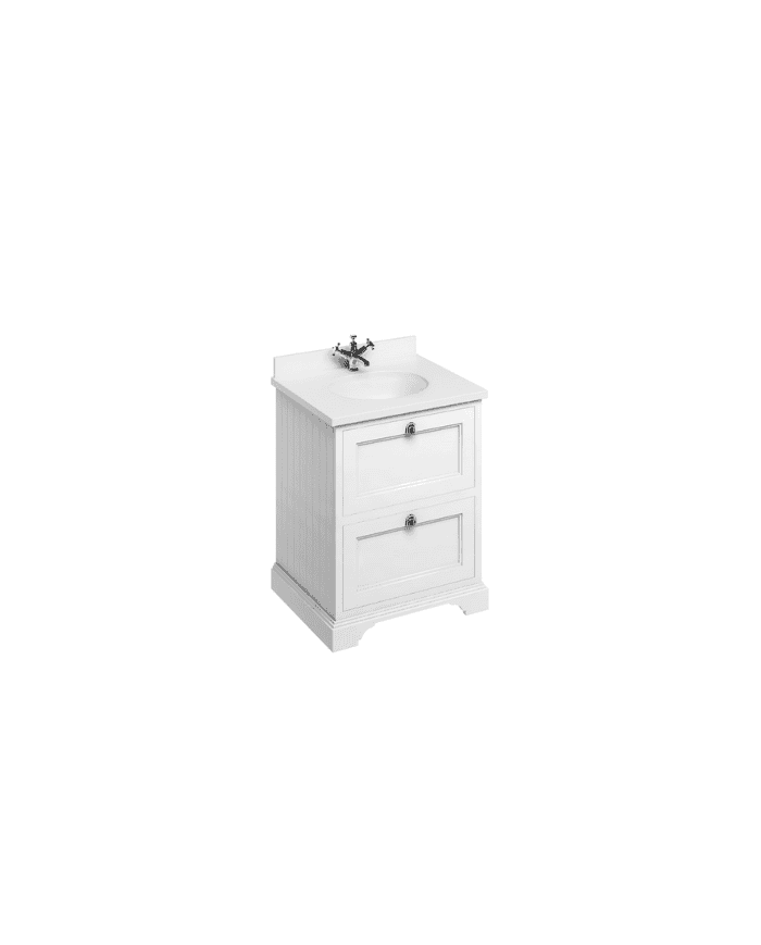 Meuble salle de bain Burlington | Meuble vasque rétro 650