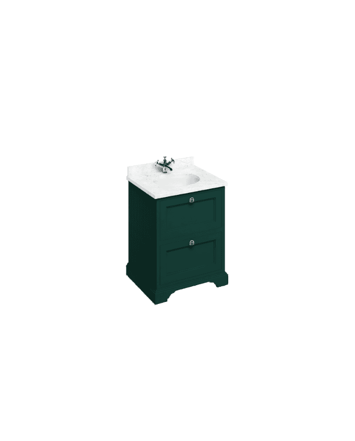 Meuble salle de bain Burlington | Meuble vasque rétro 650