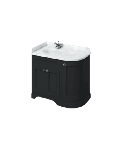 Meuble vasque Burlington | Coin gauche 100cm
