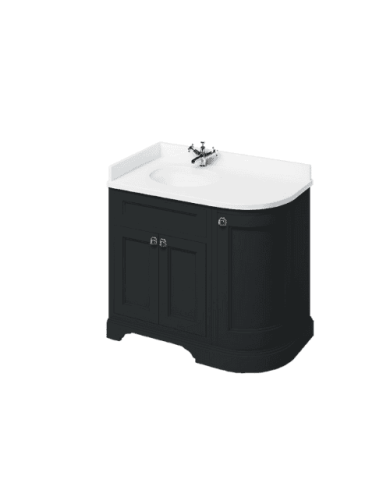 Meuble vasque Burlington | Coin gauche 100cm