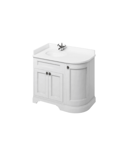 Meuble vasque Burlington | Coin gauche 100cm