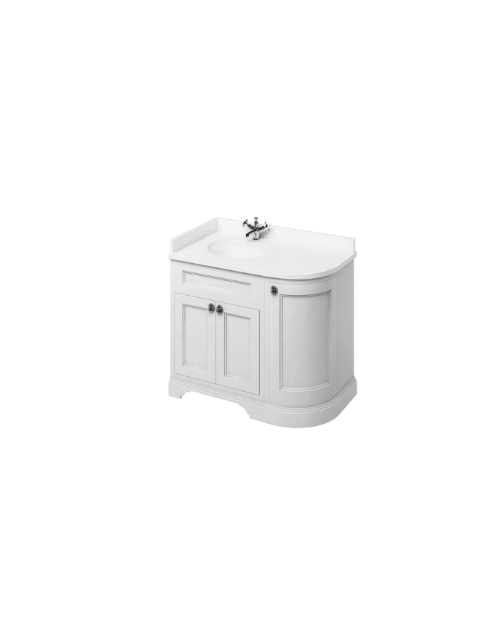Meuble vasque Burlington | Coin gauche 100cm