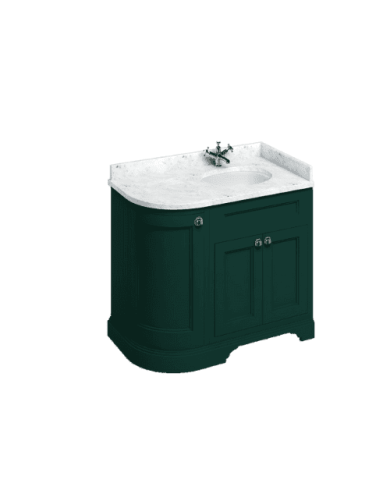 Meuble vasque Burlington | Coin droite 100cm