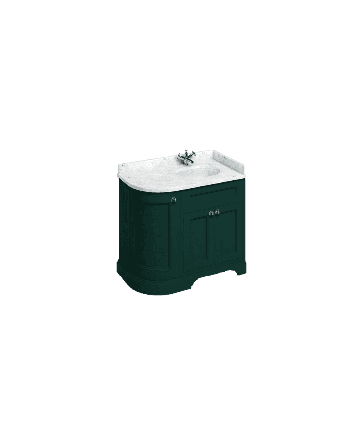 Meuble vasque Burlington | Coin droite 100cm