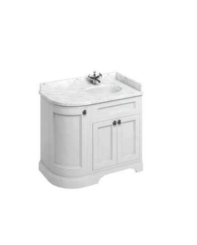 Meuble vasque Burlington | Coin droite 100cm