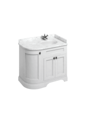 Meuble vasque Burlington | Coin droite 100cm
