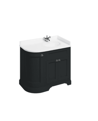 Meuble vasque Burlington | Coin droite 100cm