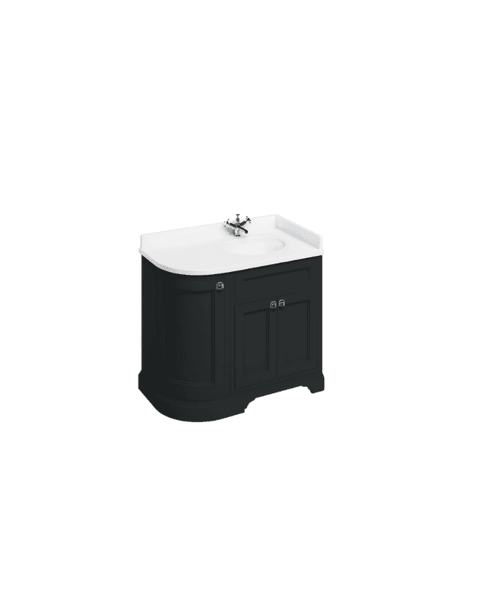 Meuble vasque Burlington | Coin droite 100cm