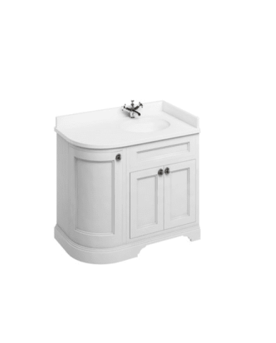 Meuble vasque Burlington | Coin droite 100cm