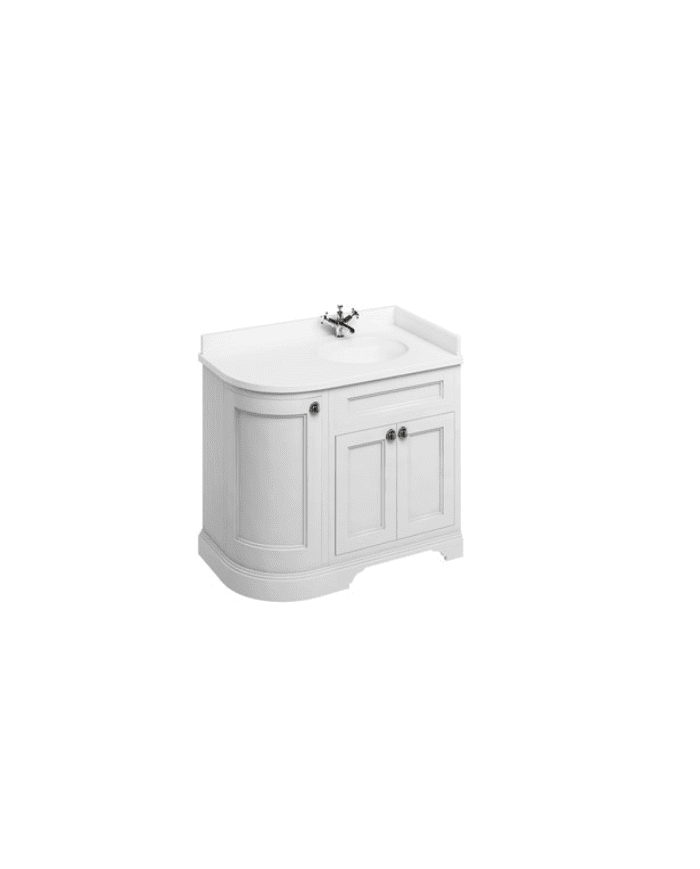 Meuble vasque Burlington | Coin droite 100cm