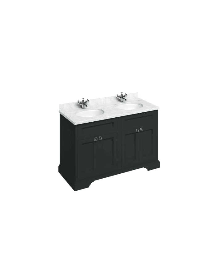 meuble vasque burlington 130 | Vasque & portes incluses
