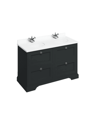 meuble vasque burlington 130 | tiroirs & vasque incluse