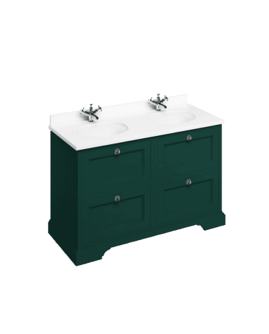 meuble vasque burlington 130 | tiroirs & vasque incluse