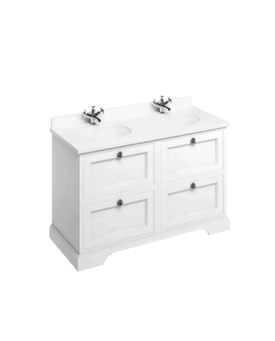 meuble vasque burlington 130 | tiroirs & vasque incluse