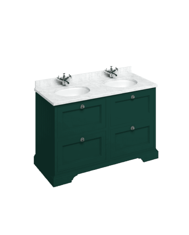 meuble vasque burlington 130 | tiroirs & vasque incluse