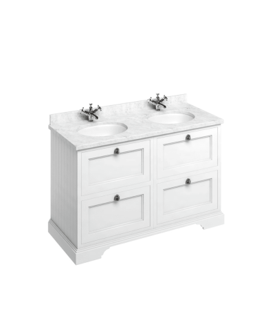 meuble vasque burlington 130 | tiroirs & vasque incluse