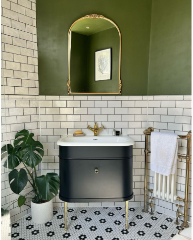 Meuble vasque Burlington Chalfont | 75 cm rétro