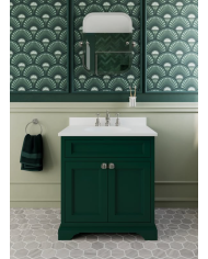 Meuble salle de bain Burlington | Design rétro 75 cm