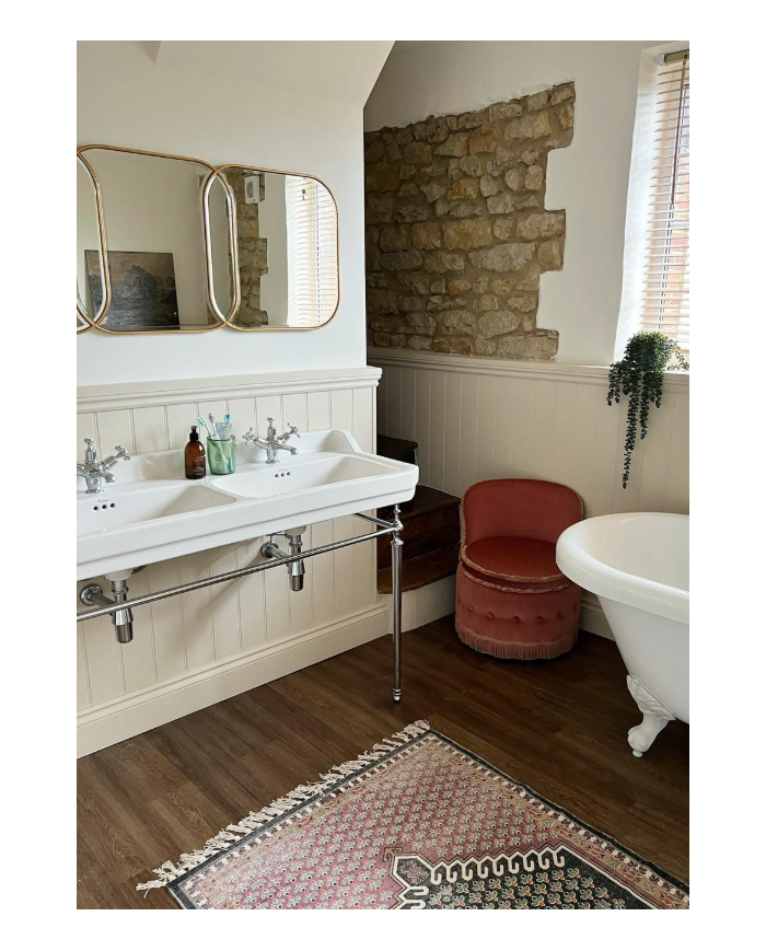 vasque double burlington 120cm | 3 finitions pieds