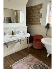 vasque double burlington 120cm | 3 finitions pieds