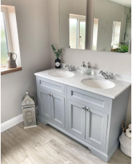 meuble vasque burlington 130 | Vasque & portes incluses