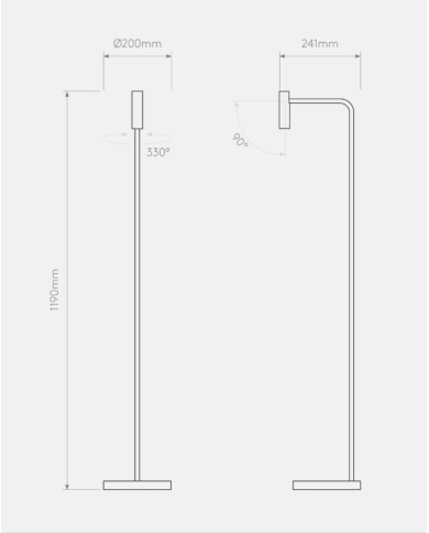 Enna Floor LED - Astro Lighting