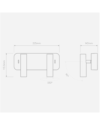 Enna Twin - Astro Lighting