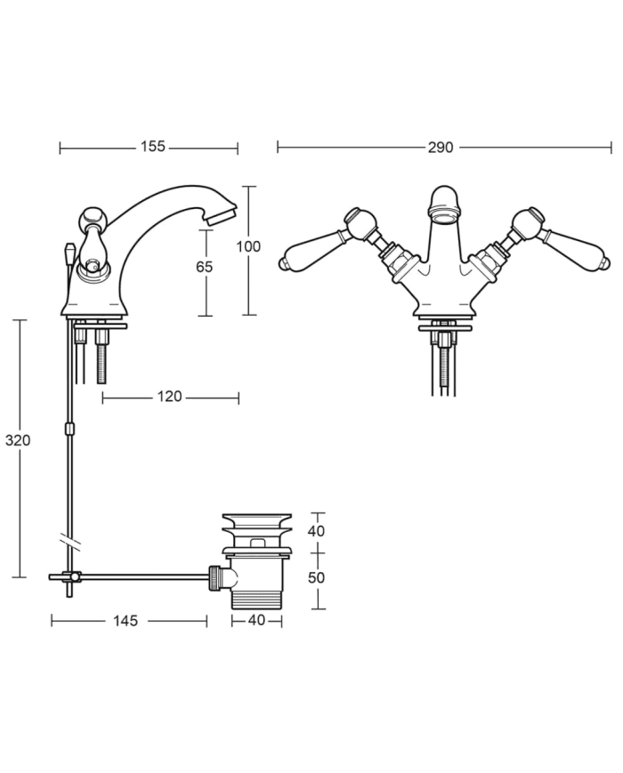 Mélangeur monotrou Radcliffe - Imperial